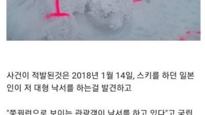 일본 국립공원에 다녀간 짱개들...
