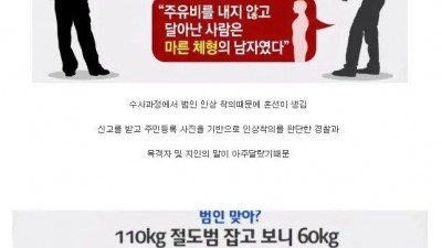 두 달만에 50kg 감량한 절도범