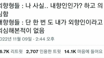 찐 외향인 VS 내향인 차이