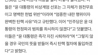 긴급속보] 대한민국 국회, 윤석열 대통령 탄핵 결정