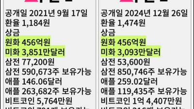 재미로 보는 오징어게임과 환율