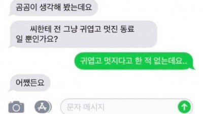 전 그냥 귀엽고 멋진 동료인가요??.jpg