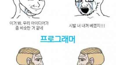 디자이너와 프로그래머의 차이점