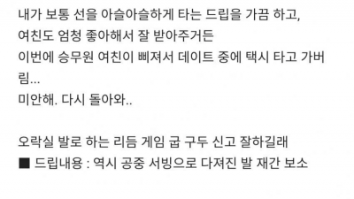 승무원 여친 삐?병