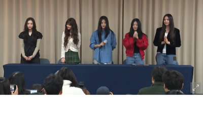 의자 5개만 놔주세요, 어도어엔 비밀로 뉴진스, 관계자도 말렸던 계약해지 기자회견