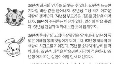 오늘의 운세 2024년 11월 28일 木(음력 10월 28일)