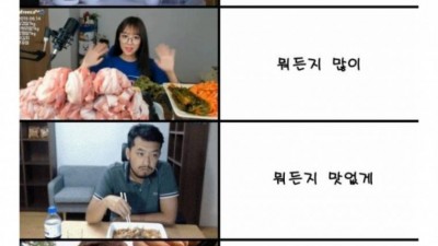 먹방 스타일