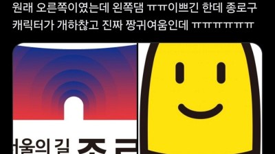 바뀐 종로구 로고에 슬퍼하는 종로구민