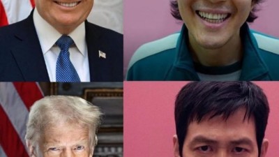오징어게임 - 도날드 트럼프 평행 이론