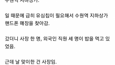 한국은 인종차별이 심하다는 말이 개소리인 이유