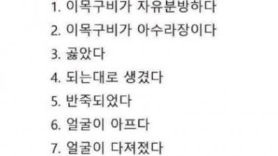 못생겼다는 말보단 대신하면 좋은말