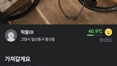 어질어질한 당근마켓 근황 feat. 엄복동