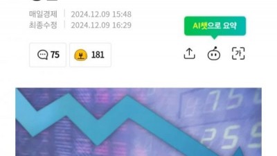 SK 하이닉스가 날아간 셈 계엄이후 시총 140조 증발