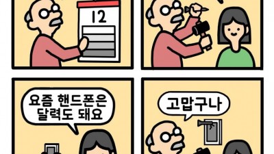 할아버지께 선물한 달력