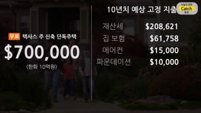 텍사스에 집을 공짜로 얻어도 생기는 일