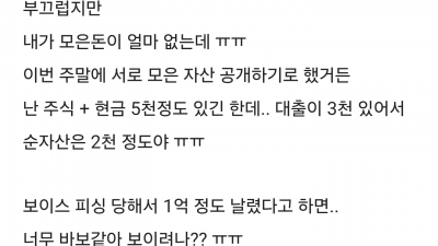 보이스피싱으로 1억 날린 블라녀 ㄷㄷ