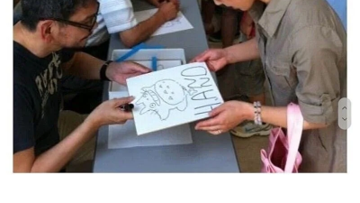 절대 사인 안하기로 유명한 미야자키 하야오가 사인 뿌린 곳