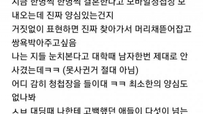 페미에 20대를 바친 여자의 후회와,베뎃 일침