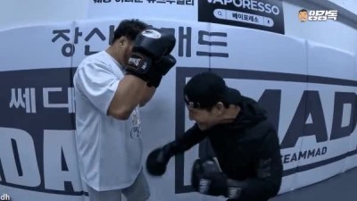 김종국 이상수 바디샷 대결