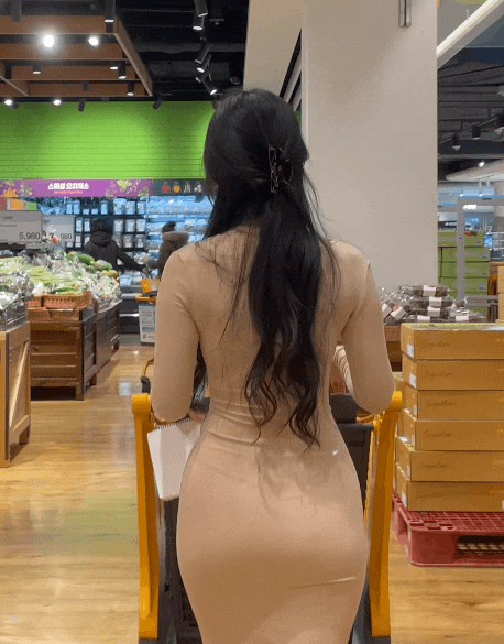 신도시미시녀뒤태