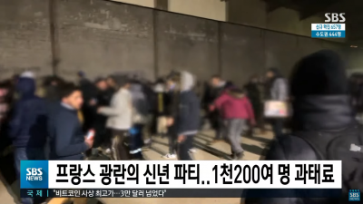  코로나 확진자 하루 2만명씩 나오는 프랑스